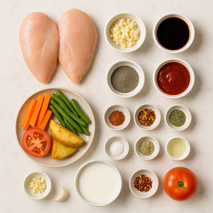 Juicy Chicken Steak ingredients