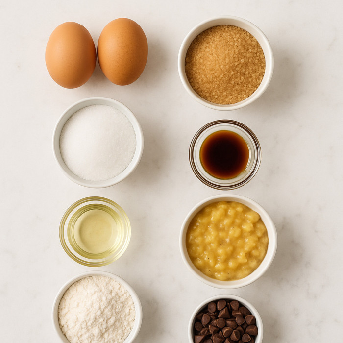 Irresistible Banana Muffins ingredients