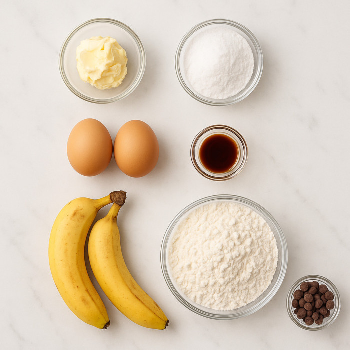 Moist Banana Muffins ingredients