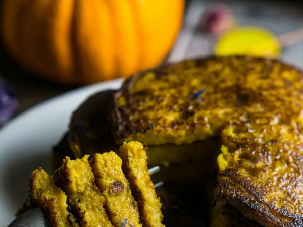 Pumpkin-Infused Quinoa Pancakes