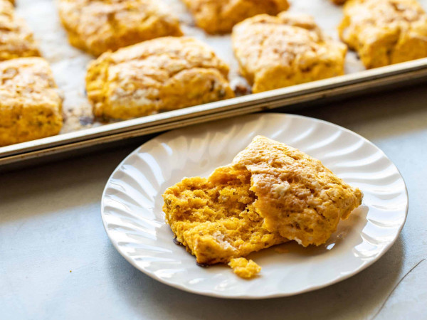 Pumpkin and Pecan Flavored Biscuits