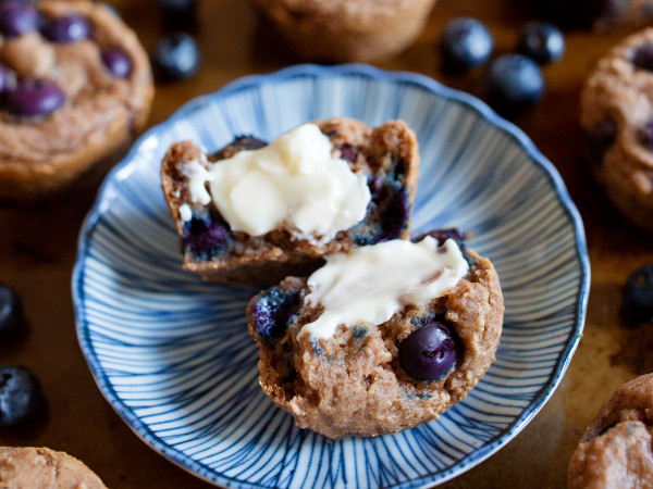 Healthy Blueberry Muffins Packed with Superfoods