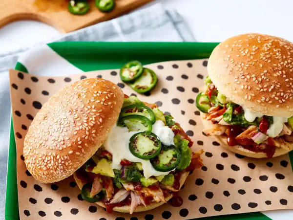 Barbecue Burgers with a Carolina Twist