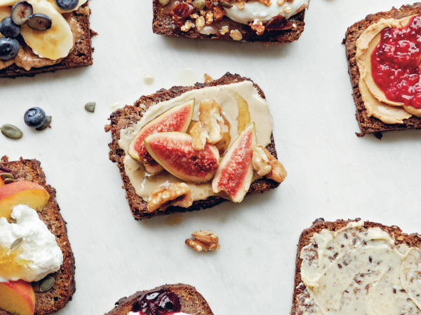 Walnut and Flax Seed Banana Bread