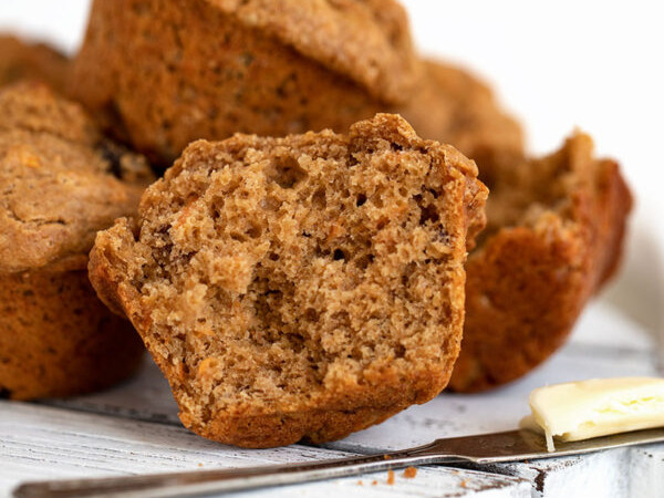 Irresistible Whole Wheat Muffins with Orange and Carrot