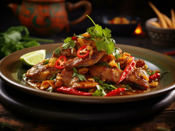 Fusion Chicken: A Blend of Mexican and Thai Flavors