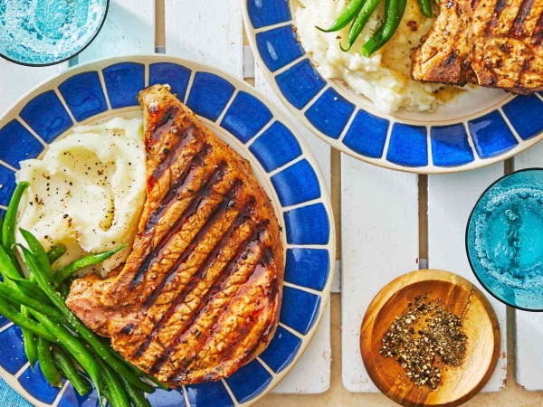 Southern-Style Sweet Grilled Pork Chops