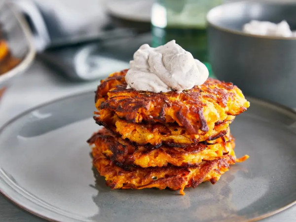 Sweet Potato Pancakes for a Morning Treat