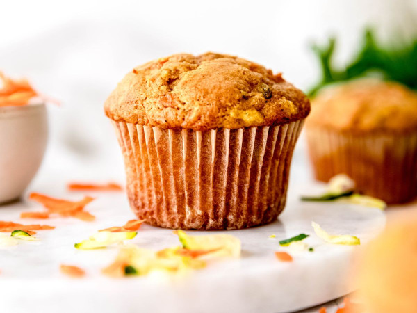 Carrot and Zucchini Muffins, Gluten-Free