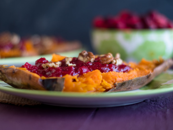 Spicy Cranberry-Infused Sweet Potatoes