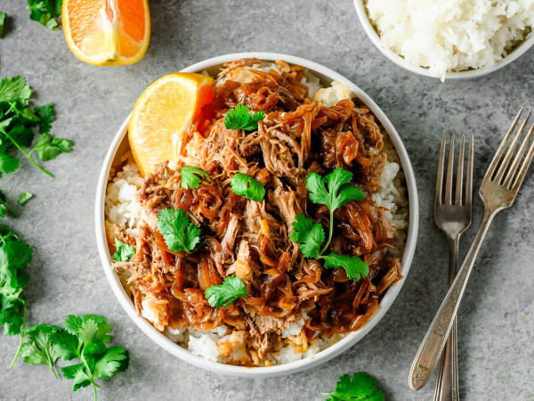 Pulled Pork with Honey, Soy, and Orange Sauce