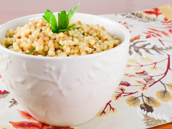 Israeli Couscous with a Touch of Cinnamon