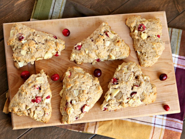 Apple-Cranberry Scones