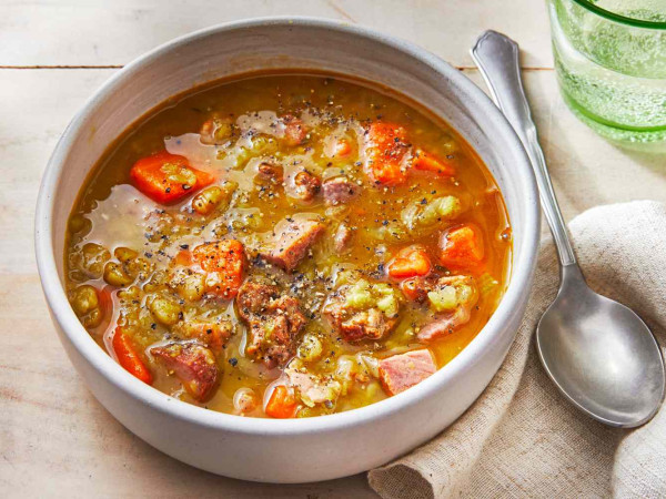 Ham-Infused Split Pea Soup