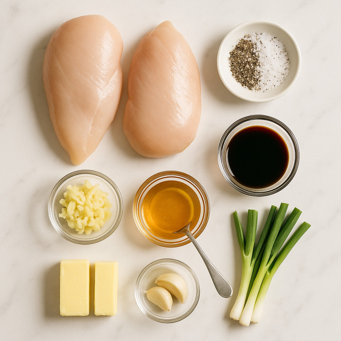 Chicken with honey and garlic glaze ingredients
