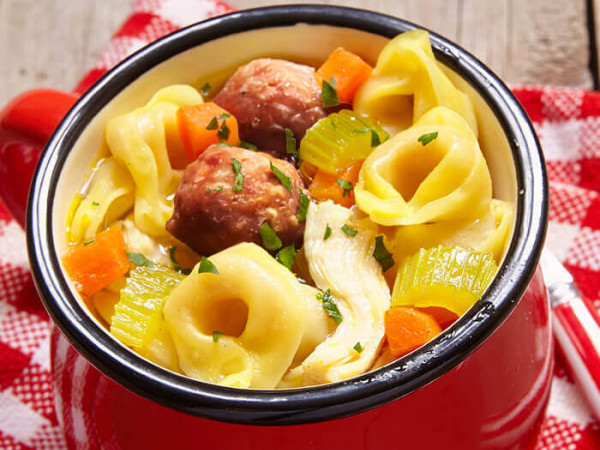 Meatball and Tortellini Stew