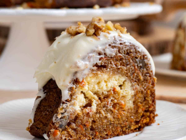 Bundt® Carrot Cake Topped with Orange-Bourbon Glaze