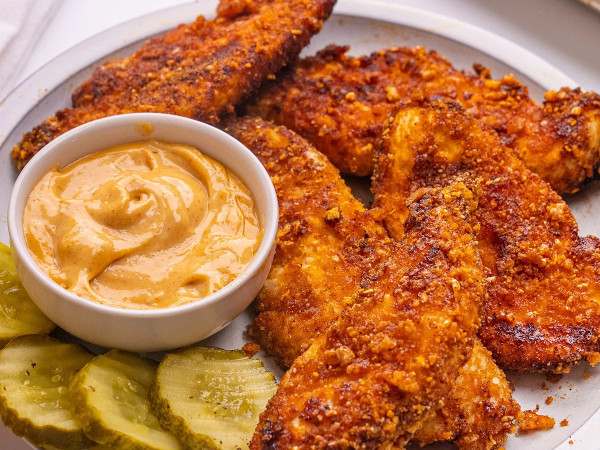 Air-Fried Vegetarian "Chicken Strips"