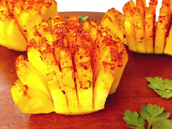 Cooked Potatoes in the Oven