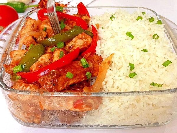 Peppery chicken dish