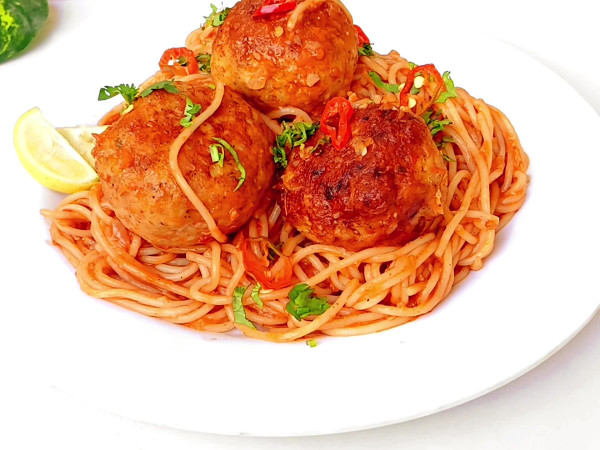 Pasta and Ground Meat Cakes
