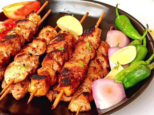 Chicken Skewers with a Lebanese Twist