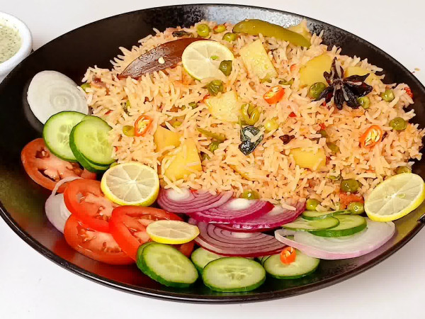 Rice with Potatoes and Peas