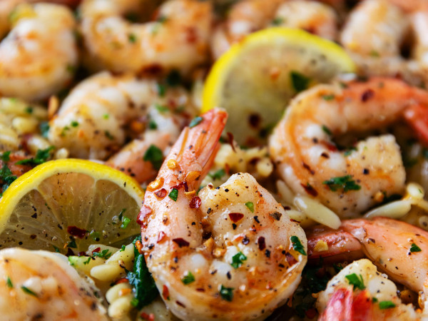 Quick and Easy Instant Pot® Shrimp Scampi with Orzo