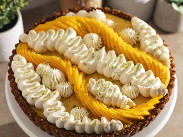 Creamy Mango Tarts by Kay
