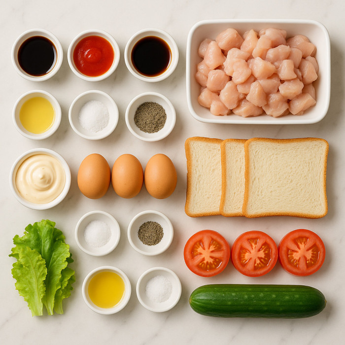 Triple Decker Club Sandwich ingredients