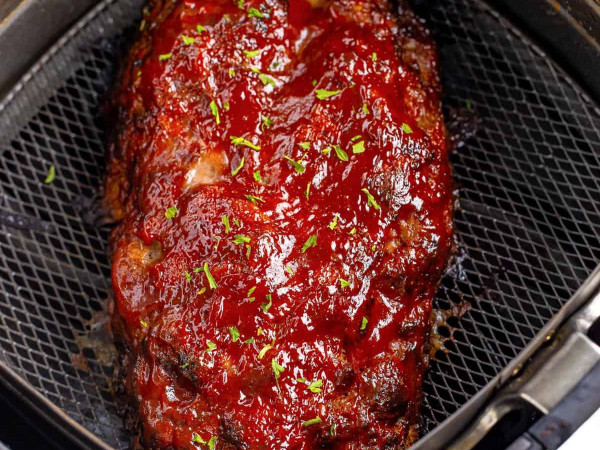 Air-Fried Mini Italian Meatloaves for a Couple