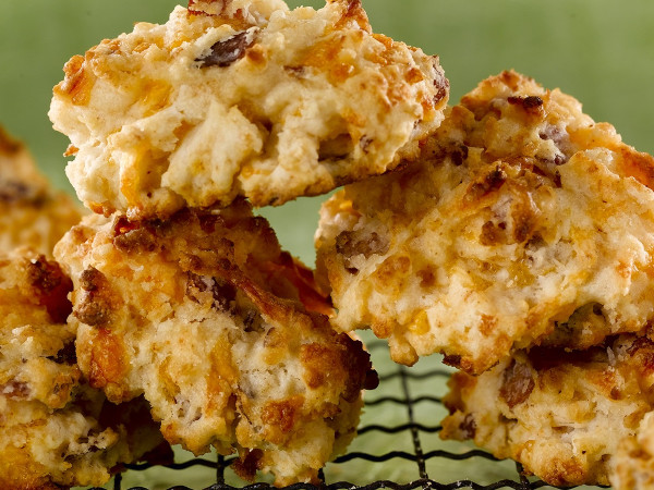 Bacon and Cheddar Cheese Biscuits