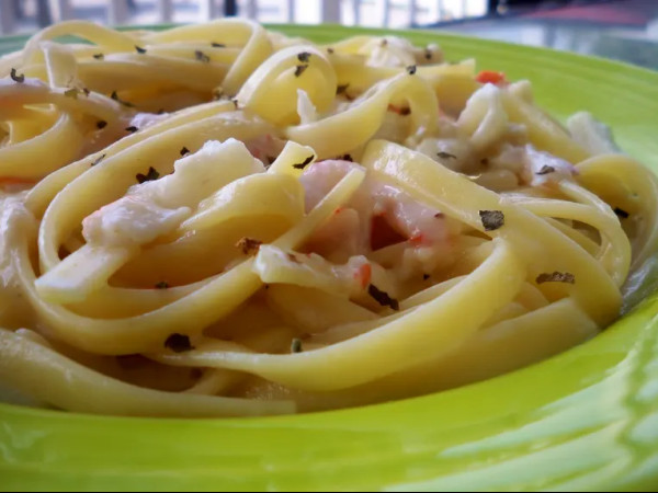 Florentine Crab Spaghetti Lasagna Delight