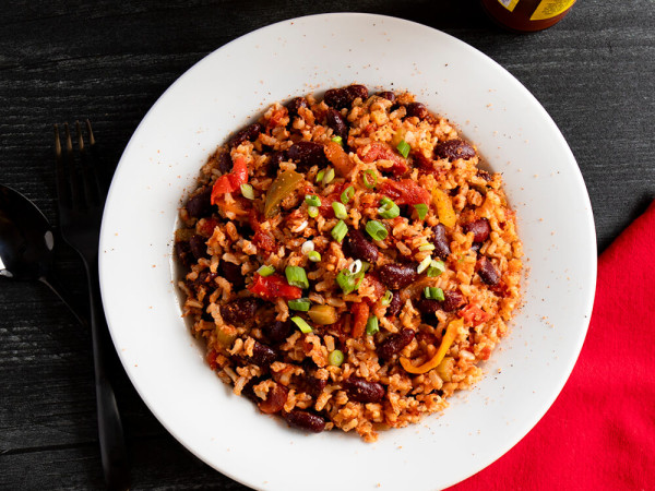 Meatless Red Beans with Rice