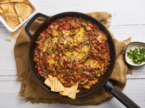 Skillet Zucchini Tacos