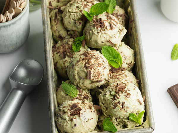Mint Chocolate Chip Vegan Ice Cream