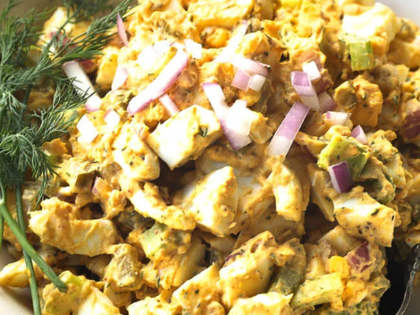 Egg Salad Made Without Yolks