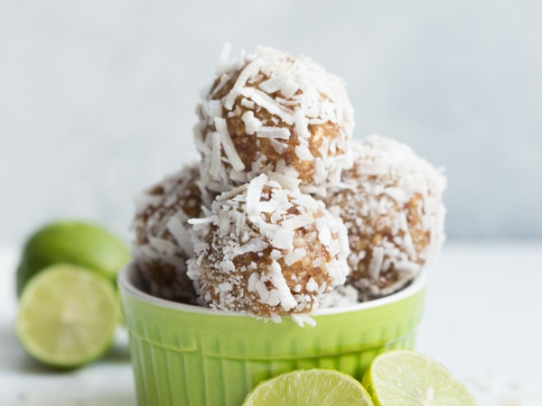 Rum Balls with Coconut and Lime