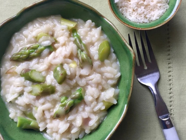 Truffle and Asparagus Risotto