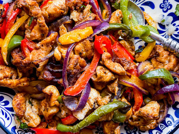 Turkey Fajitas Made in the Air Fryer
