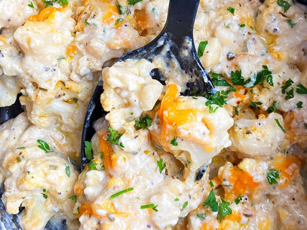 Slow-Cooked Cauliflower Casserole