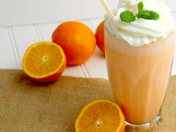 Zesty Orange Cream Milkshake