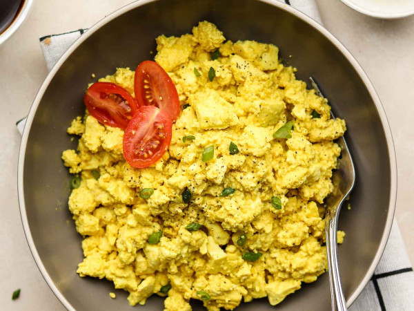 Plant-Based Tofu "Eggs"