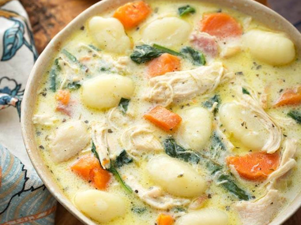 Instant Pot Gnocchi and Chicken Soup