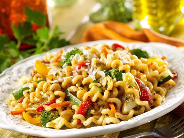 Balsamic-Infused Pasta Primavera