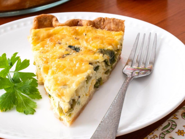Quiche with Green Chile