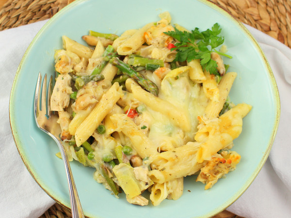 Asparagus and Pasta Casserole