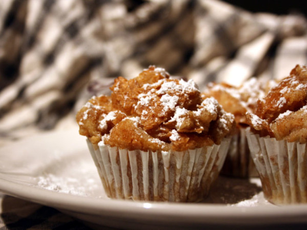 Bread Pudding-Inspired Muffins