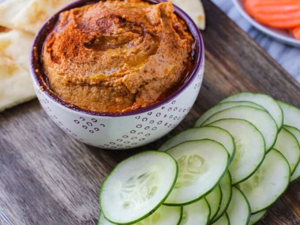 Instant Pot® Hummus with a Spicy Harissa Twist