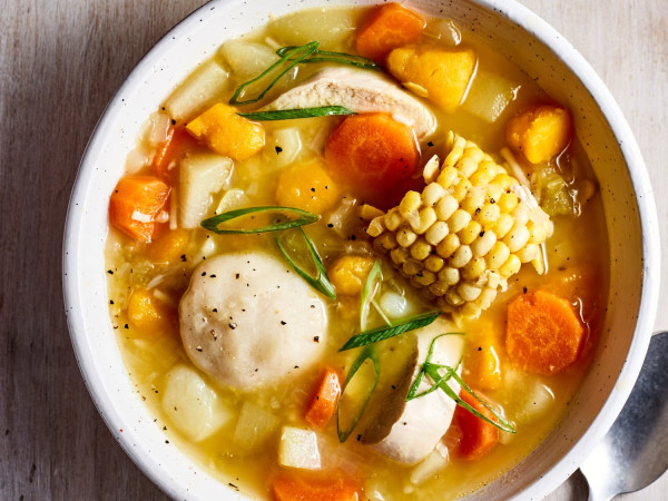 Soup with Kabocha and Root Vegetables